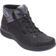 Women s Aravon Rev Stridarc Waterproof Low Boot Black Nubuck Online