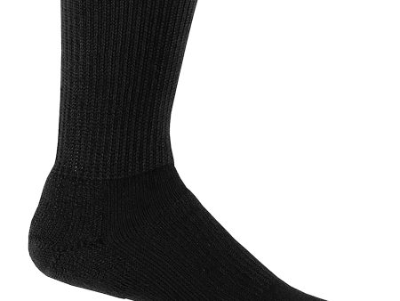 Unisex Thorlos WX-11 Walking Crew Socks - Moderate Cushion (Wom 6.5-10 Men 5.5-8.5) Black on Sale