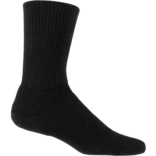 Unisex Thorlos WX-11 Walking Crew Socks - Moderate Cushion (Wom 6.5-10 Men 5.5-8.5) Black on Sale