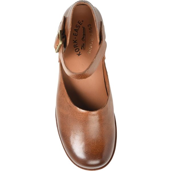 Women s Kork Ease Bellota Rum Brown Leather Cheap