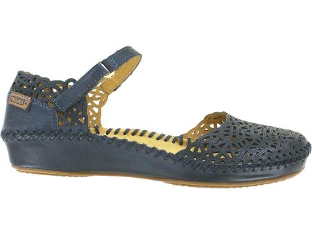 Women s Pikolinos Puerto Vallarta 655-1532 Blue Leather Online