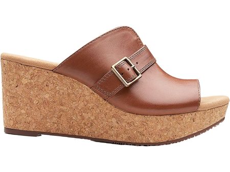 Women s Clarks Annadel Holly Dark Tan Leather Online now