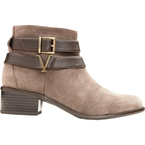 Women s Vionic Mana Greige Suede Discount