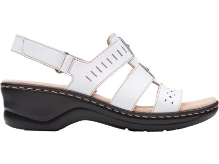 Women s Clarks Lexi Qwin White Leather Hot on Sale