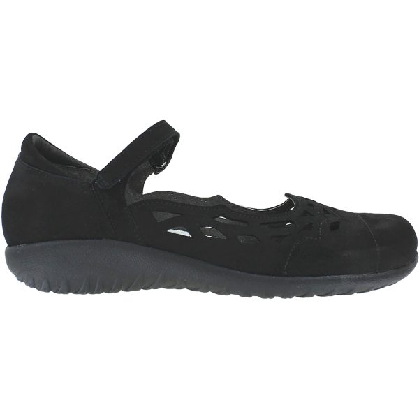 Women s Naot Agathis Black Velvet Nubuck on Sale