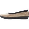 Women s Clarks Cloudsteppers Ayla Low Taupe Snake Print Synthetic Online now