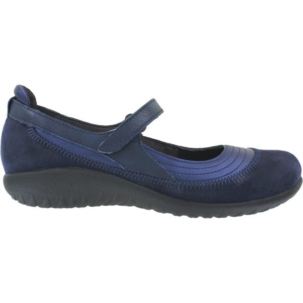 Women s Naot Kirei Polar Sea Blue Velvet Leather Nubuck Supply