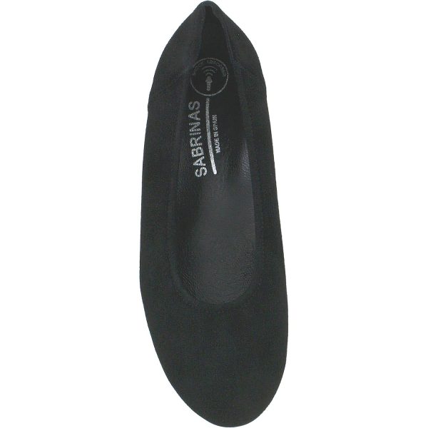 Women s Sabrinas Bruselas 85020 with Removable Arch Support Footbed Black Suede Online Sale