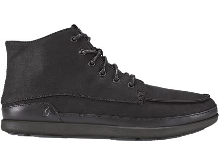 Men s OluKai Nalukai Kapa Boot Black Canvas Online Sale