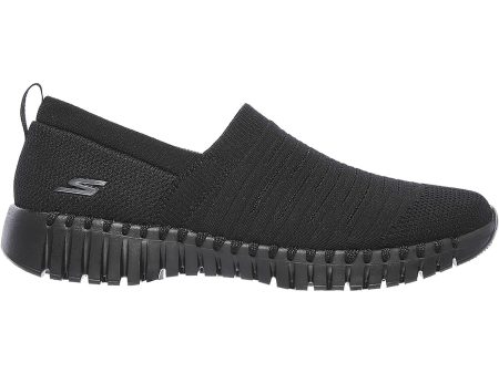 Women s Skechers GOwalk Smart Wise Black Black Knit Fabric Online Hot Sale