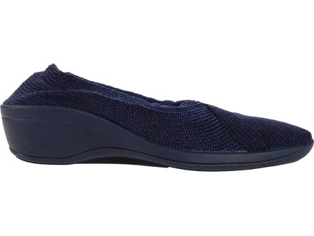 Women s Arcopedico Mailu Navy Knit Nylon Discount