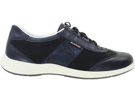 Women s Mephisto Liria Deep Blue Leather Hot on Sale