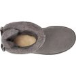 Women s UGG Bailey Bow II #1016225 Grey Sheepskin For Discount