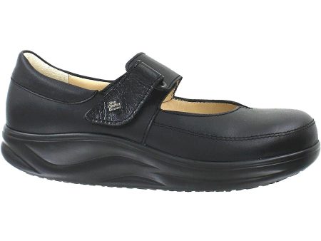 Women s Finn Comfort Finnamic Nagasaki Black Nappa Patent Leather Fashion