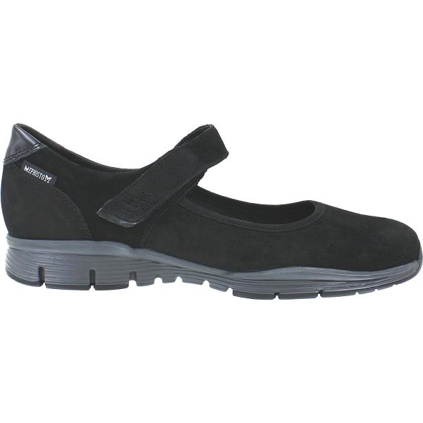 Women s Mephisto Yelina Black Bucksoft Nubuck Online now