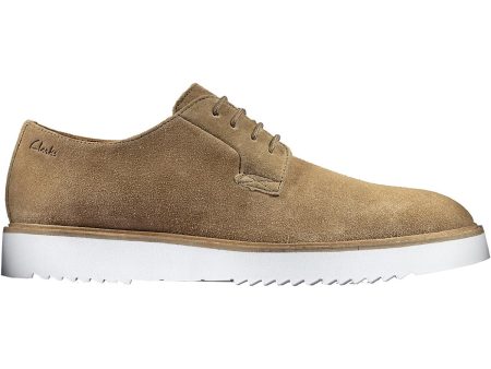 Men s Clarks Ernest Walk Dark Sand Suede on Sale