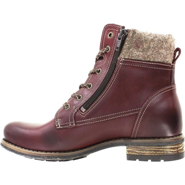 Women s Taos Cutie Deep Red Leather Online