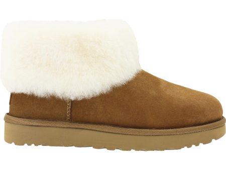 Women s UGG Classic Mini Fluff Chestnut Sheepskin Supply