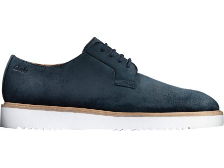 Men s Clarks Ernest Walk Navy Suede Online