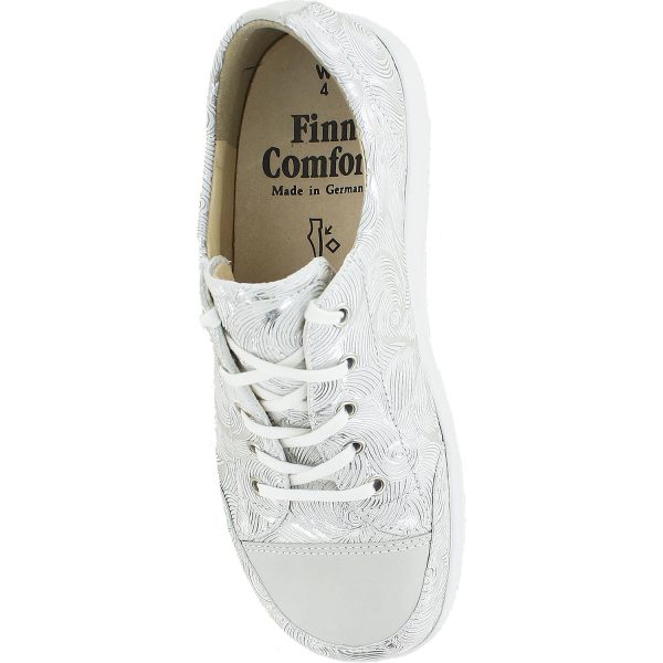 Women s Finn Comfort Finnamic Ikebukuro Soft Flour Bianco Hair Nubuck Hot on Sale