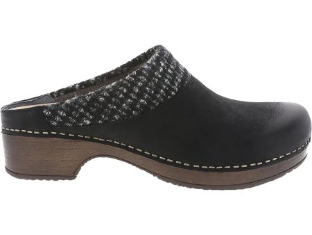 Women s Dansko Bev Black Burnished Nubuck Hot on Sale