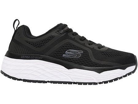 Women s Skechers Max Cushioning Elite Black White Fabric For Discount