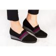 Women s Sabrinas Quebec 89504 Black Grey Burgundy Suede Discount