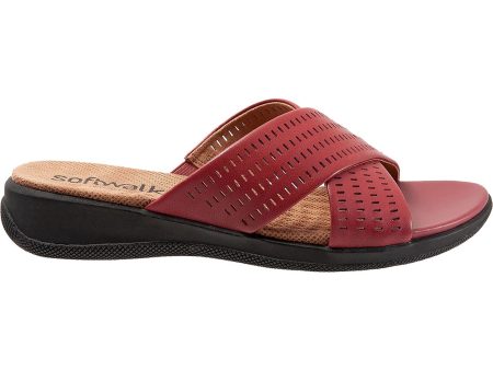 Women s SoftWalk Tillman II Dark Red Leather Online