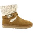 Women s UGG Purl Strap Boot Chestnut Suede Online Hot Sale