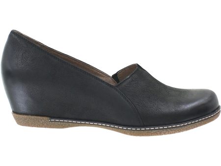 Women s Dansko Liliana Black Burnished Nubuck Fashion