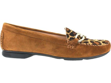 Women s Sabrinas Moon 89012 Brown Leopard Suede Cheap