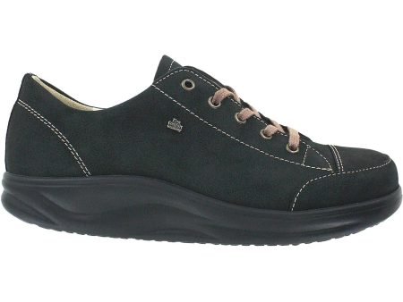 Women s Finn Comfort Finnamic Ikebukuro Black Rodeobuk Nubuck Discount