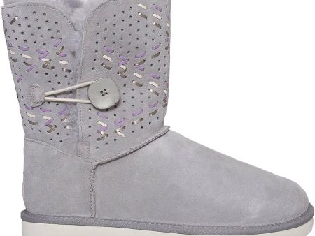 Women s UGG Bailey Button Tahuano Pencil Lead Sheepskin For Sale