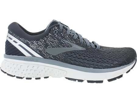 Men s Brooks Ghost 11 Ebony Grey Silver Mesh Supply