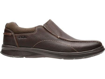 Men s Clarks Cotrell Step Brown Leather Online Hot Sale