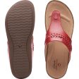 Women s Clarks Un Perri Vibe Red Leather Hot on Sale