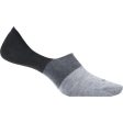 Men s Feetures Everyday Hidden Socks Colorblock Charcoal Fashion