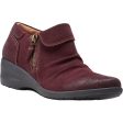 Women s Clarks Rosely Lo Burgundy Suede For Sale