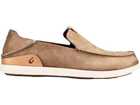 Men s OluKai Nalukai Kala Slip-On Sand Bone Leather Online now