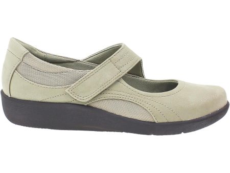 Women s Clarks Cloudsteppers Sillian Bella Sand Synthetic Nubuck Online Hot Sale