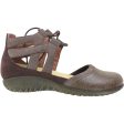 Women s Naot Kata Brown Lizard Shiitake Leather Nubuck Fashion