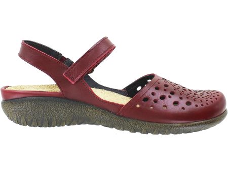 Women s Naot Arataki Rumba Red Leather Supply