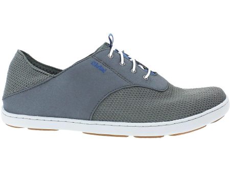 Men s OluKai Nohea Moku Fog Charcoal Canvas Mesh For Cheap