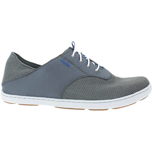 Men s OluKai Nohea Moku Fog Charcoal Canvas Mesh For Cheap