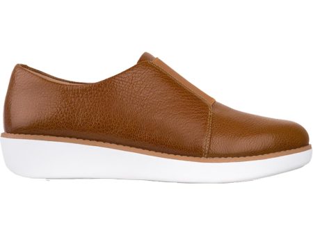 Women s Fit Flop Laceless Derby Tan Leather For Sale