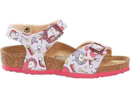 Kids  Birkenstock Rio Unicorn Pink Birko-Flor Online