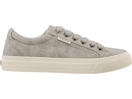 Women s Taos Plim Soul Grey Washed Canvas For Discount