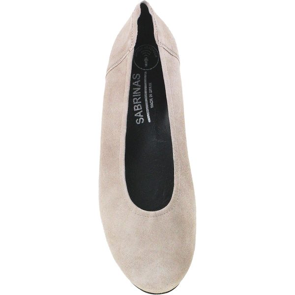 Women s Sabrinas Bruselas 85020 with Removable Arch Support Footbed Tierra Beige Suede Discount