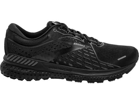 Men s Brooks Adrenaline GTS 21 Black Black  Ebony Mesh Supply