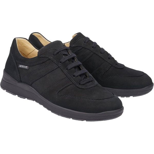 Women s Mephisto Rebeca Perf Black Bucksoft Nubuck Online Sale